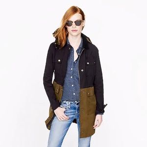 J.Crew Colorblock Raincoat